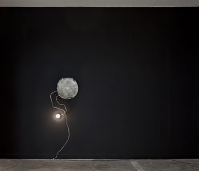 Bhakti Baxter, Black Onyx Wall with Light Source, 2010 Bhakti Baxter, Black Onyx Wall with Light Source, 2010