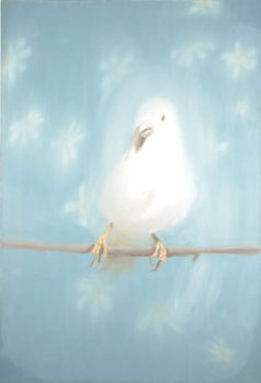 Ann Craven, Little One Eye (White Bird #2), 1998 Ann Craven, Little One Eye (White Bird #2), 1998