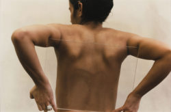 Ana Mendieta, Untitled (Glass on Body), 1972. Color photograph, 17 1/4 x 24 inches (43.82 cm x 60.96). Purchased with funds provided by Rosa and Carlos de la Cruz.