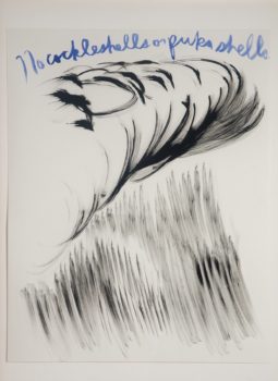 Raymond Pettibon, Untitled (No cockleshells or pukashells), 2003 Raymond Pettibon, Untitled (No cockleshells or pukashells), 2003