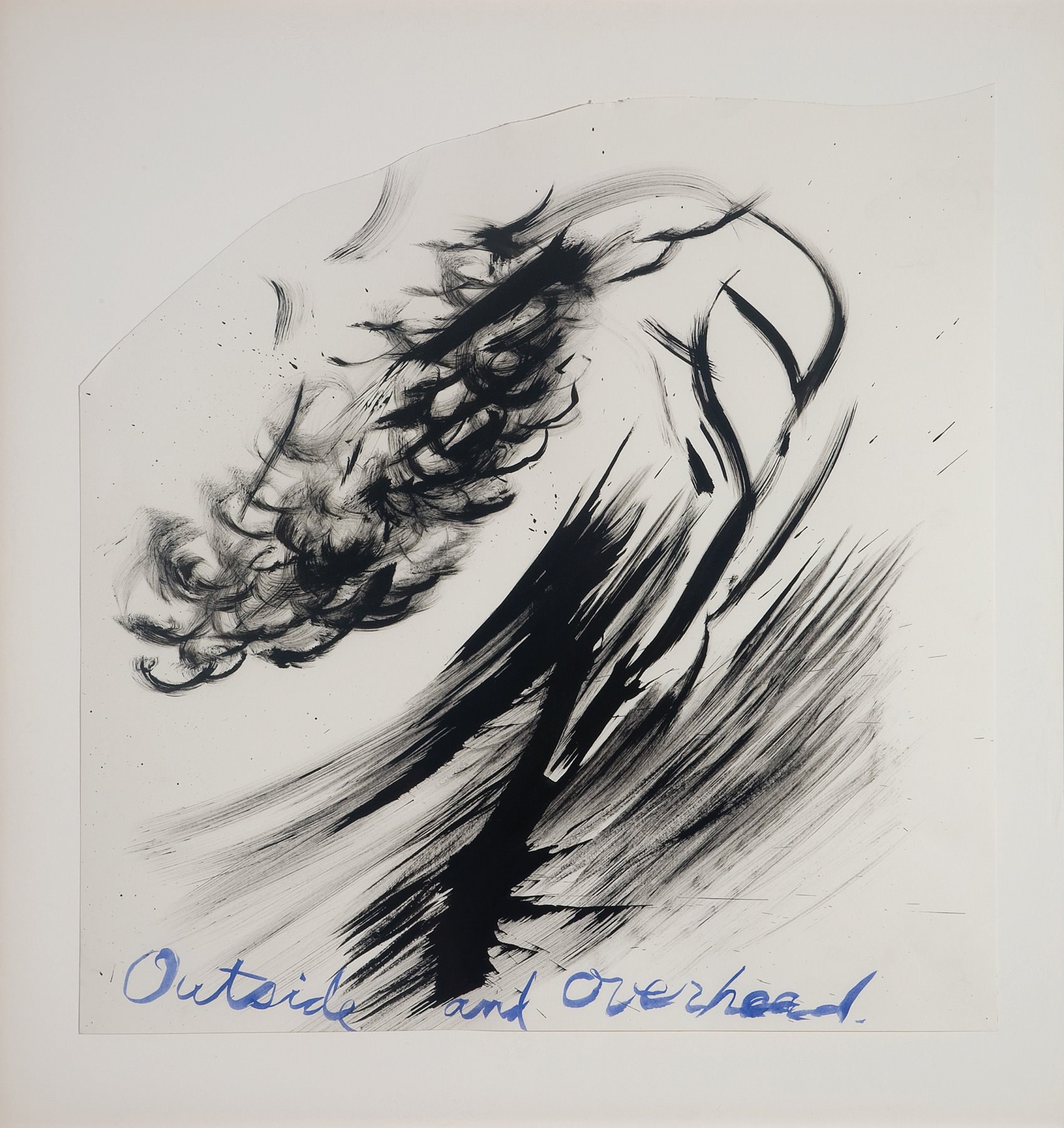 Raymond Pettibon, Untitled (Onward West), 2003 Image of Raymond Pettibon, Untitled (Outside and Overheard), 2003
