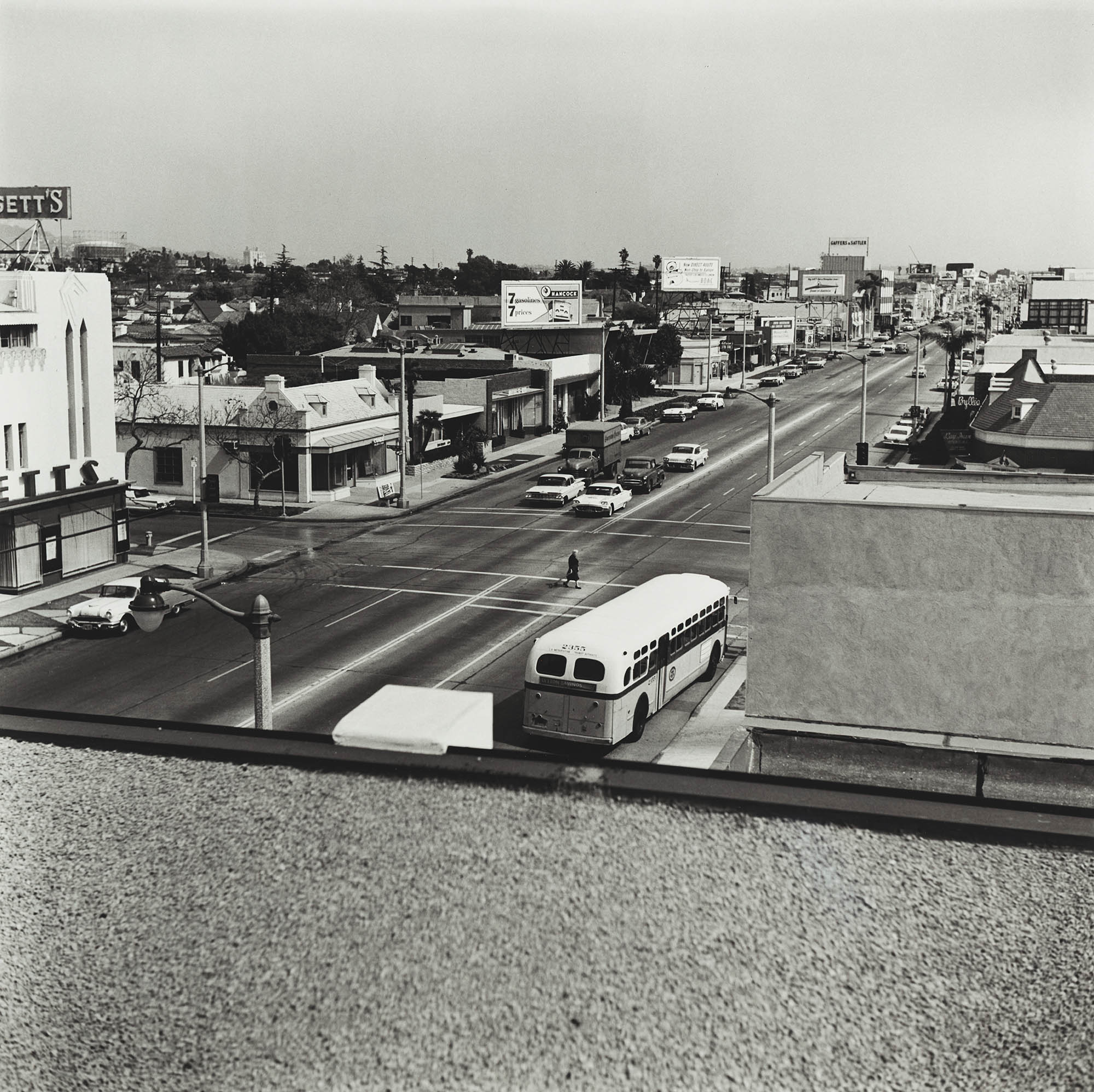 Ed Ruscha, Rooftops, 1961 Image of Ed Ruscha, Rooftops, 1961