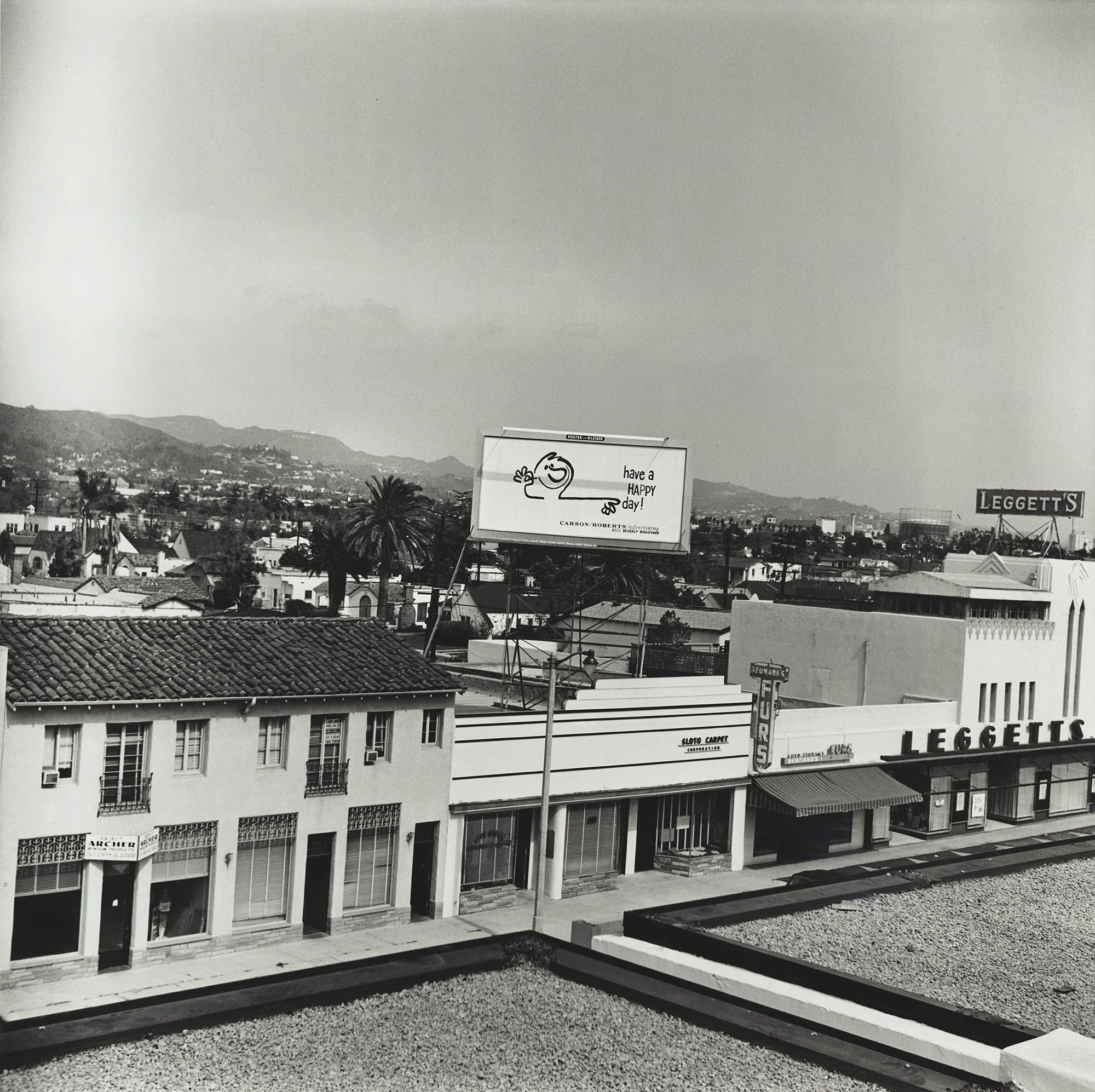 Ed Ruscha, Rooftops, 1961 Image of Ed Ruscha, Rooftops, 1961