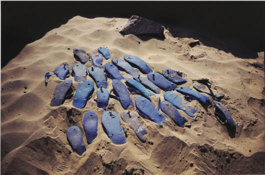 Gabriel Orozco, Blue Sandals, 1996 Gabriel Orozco, Blue Sandals, 1996