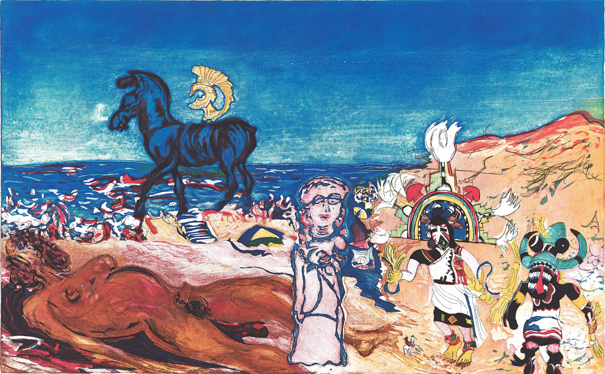 Malcolm Morley, Cradles of Civilization, 1984 Malcolm Morley, Cradles of Civilization, 1984