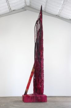 Sterling Ruby, Monument Stalagmite/Skulldragged, 2010 Sterling Ruby, Monument Stalagmite/Skulldragged, 2010