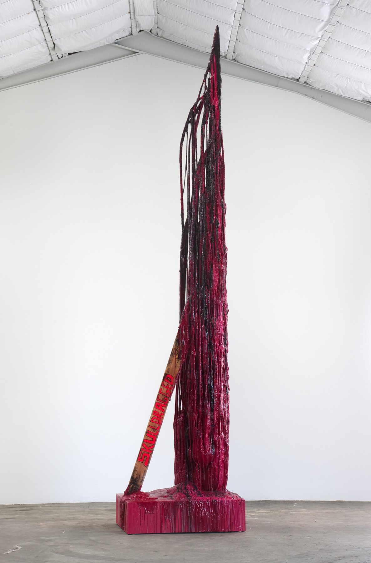 Sterling Ruby, Monument Stalagmite/Skulldragged, 2010 Sterling Ruby, Monument Stalagmite/Skulldragged, 2010