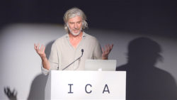 ICA Speaks: Mark Handforth at ICA Miami. Image courtesy of Wet Heat Projects.