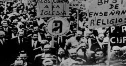 La hora de los hornos (The Hour of the Furnaces), 1968, still, dir. Octavio Getino and Fernando Solanas.