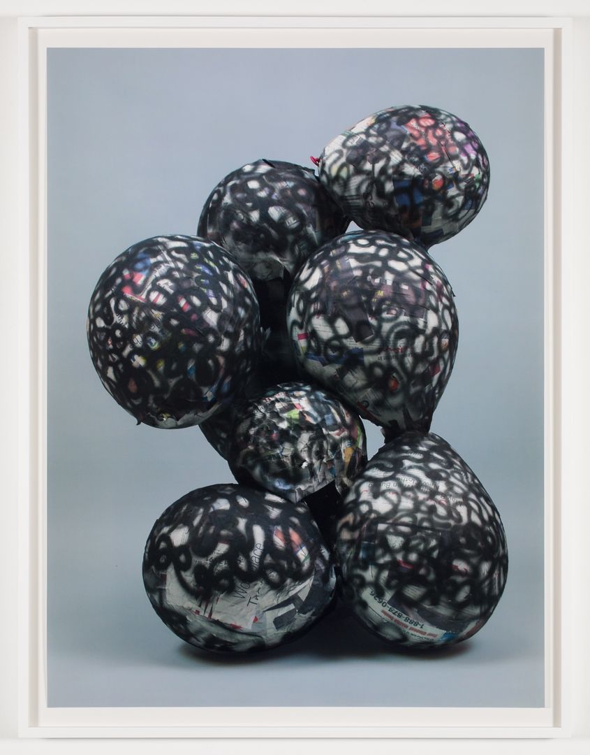 Nicolas Lobo, Balloon Collage (Palsy version #10), 2013 Nicolas Lobo, Balloon Collage (Palsy version #10), 2013
