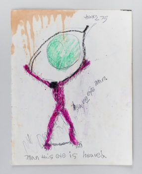 Purvis Young, Diding it to me, 1975 Purvis Young, Diding it to me, 1975