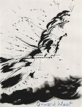 Raymond Pettibon, Untitled (Onward West), 2003 Raymond Pettibon, Untitled (Onward West), 2003