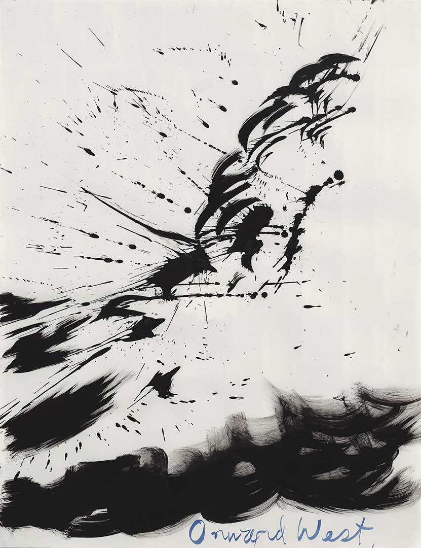 Raymond Pettibon, Untitled (Onward West), 2003 Raymond Pettibon, Untitled (Onward West), 2003