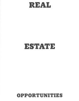 Edward Ruscha, Real Estate Opportunities, 1970 Edward Ruscha, Real Estate Opportunities, 1970